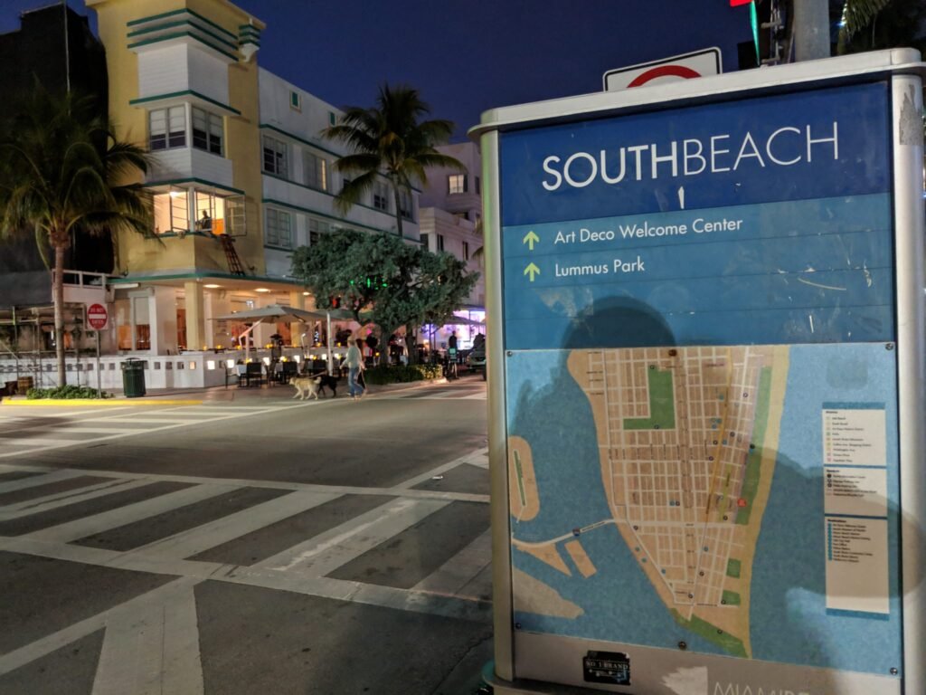 South Beach map Miami Mappery - Ocean Beach 1024x768