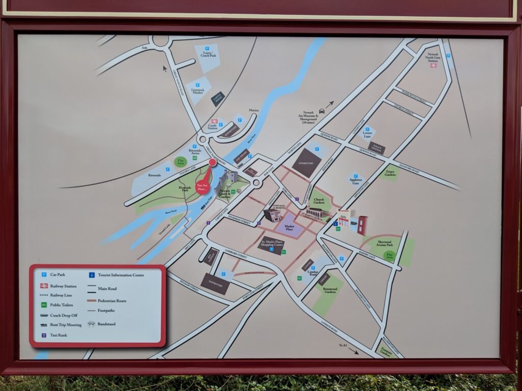 Newark Castle map - Mappery