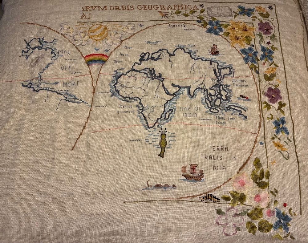 Mappery - Cross-stitch